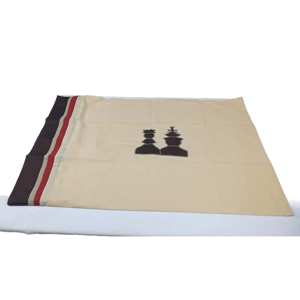 Vtg 2 Chess Piece King Size Pillow Cases King‎ & Queen Chess Piece Pillow Case